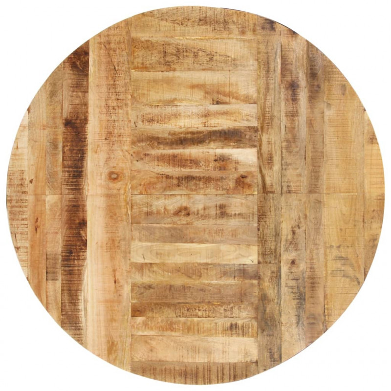 Okrągły stół jadalniany, 175x75 cm, surowe drewno mango