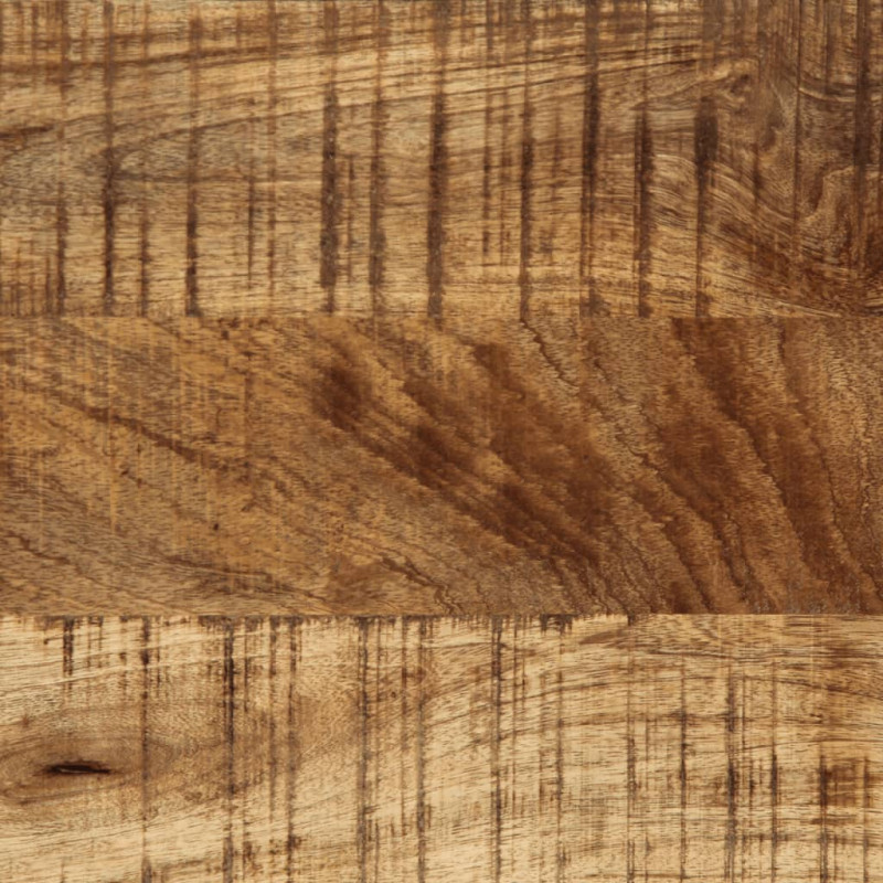Szafki, 2 szt., 60x34x75 cm, surowe drewno mango