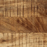Szafki, 2 szt., 60x34x75 cm, surowe drewno mango
