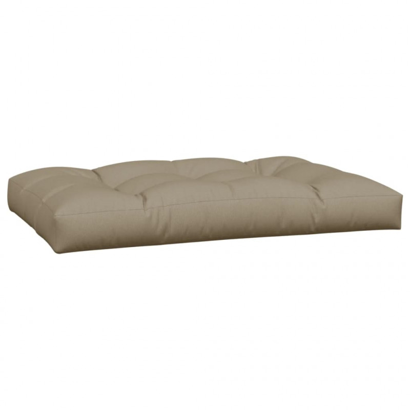 Poduszki na palety, 5 szt., kolor taupe, tkanina