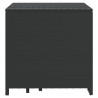 Stoliki wsuwane pod siebie, 3 szt., czarne, rattan PE