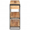 Szafka, 120x30x75 cm, lite, surowe drewno mango