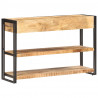 Szafka, 120x30x75 cm, lite, surowe drewno mango