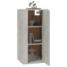 Wisząca szafka telewizyjna, szarość betonu, 40x34,5x80 cm