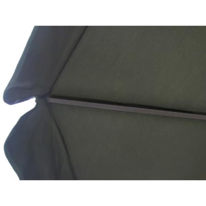 Parasol ogrodowy z przenośną, aluminiową podstawą, zielony