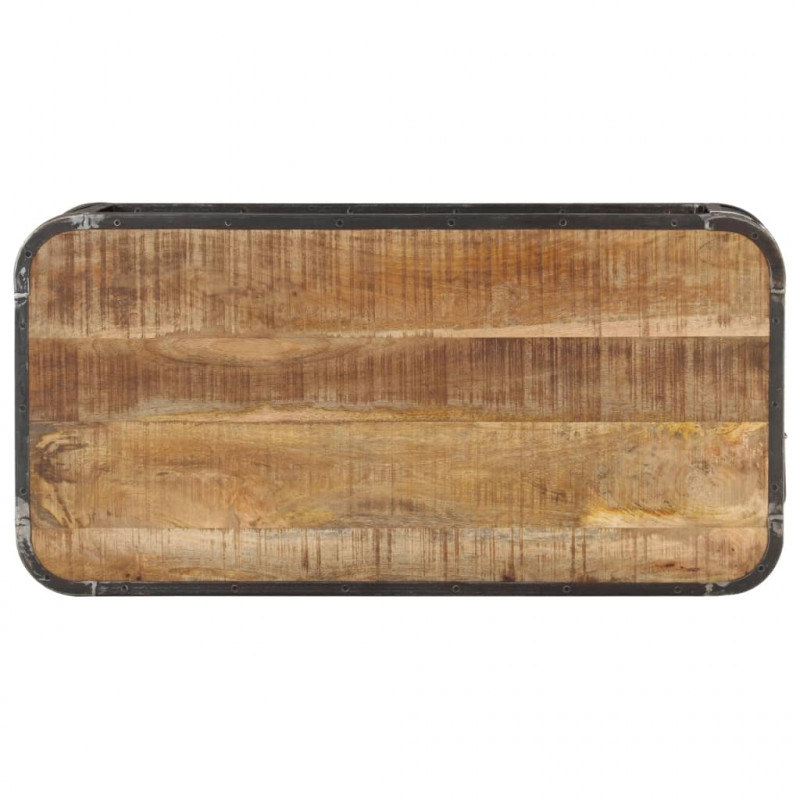 Stolik kawowy, 100x50x35 cm, lite drewno mango