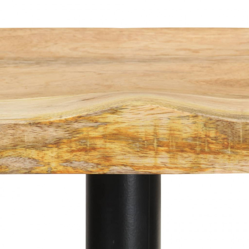 Stołki barowe, 2 szt., 52 cm, lite drewno mango