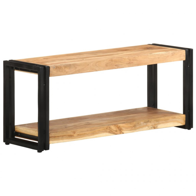 Szafka pod TV, 90x30x40 cm, lite drewno akacjowe