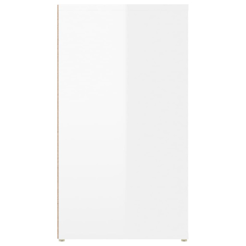Szafka, biała z połyskiem, 100x33x59,5 cm