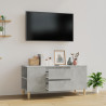 Szafka pod TV, szarość betonu, 102x44,5x50 cm