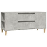 Szafka pod TV, szarość betonu, 102x44,5x50 cm