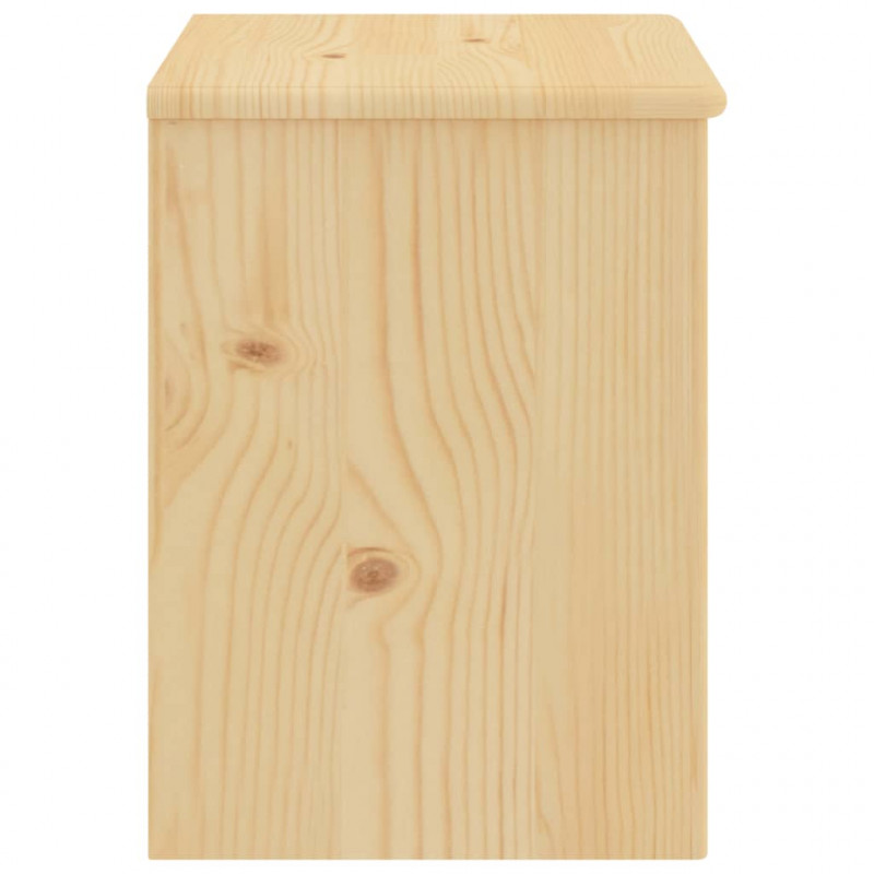 Szafka nocna, naturalne drewno, 35x30x40 cm, drewno sosnowe