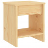 Szafka nocna, naturalne drewno, 35x30x40 cm, drewno sosnowe