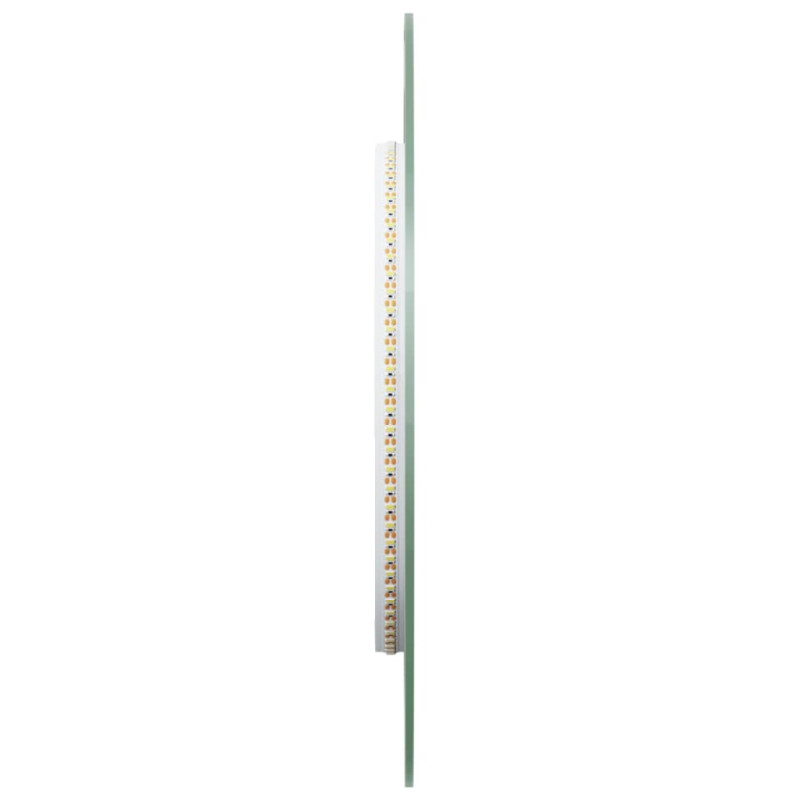 Lustro łazienkowe z LED, 80x35 cm, owalne