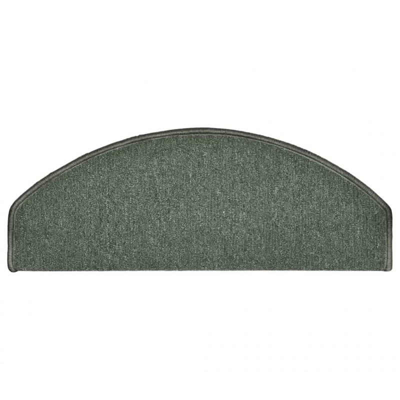 Nakładki na schody, 15 szt., ciemnozielone, 65 x 24 x 4 cm