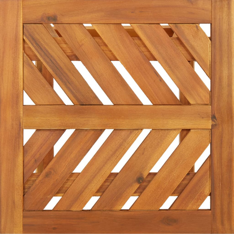 Stolik pomocniczy, 45x45x60 cm, lite drewno akacjowe