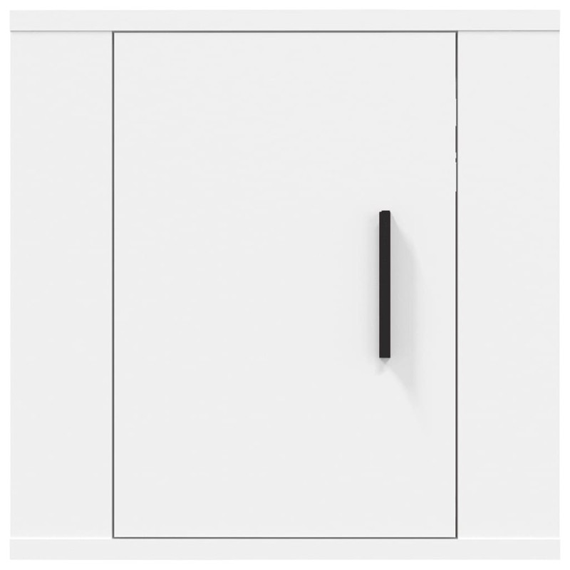Wiszące szafki telewizyjne, 2 szt., białe, 40x34,5x40 cm