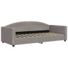 Sofa rozsuwana z materacami, kolor taupe, 90x200 cm, tkanina