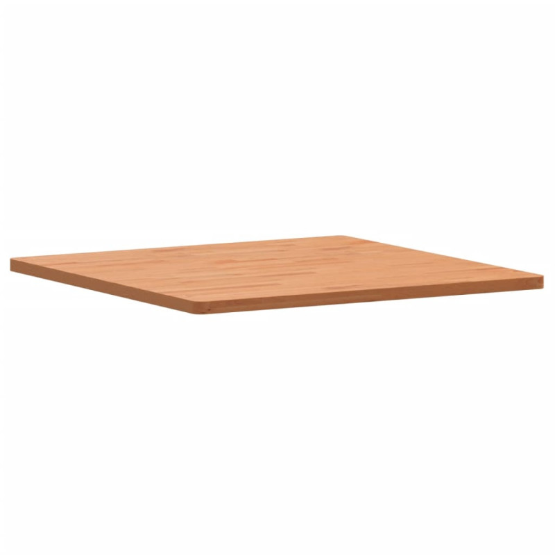 Blat stołu, 80x80x2,5 cm, kwadratowy, lite drewno bukowe