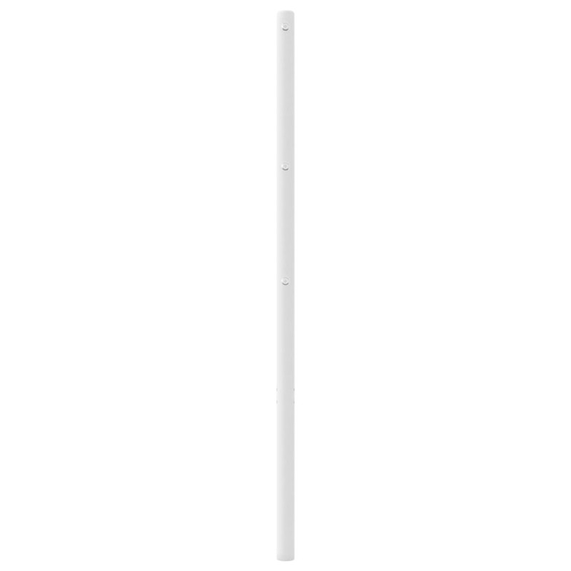 Metalowe wezgłowie, białe, 75 cm