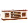 Szafka pod TV, lite drewno Sheesham i mango, 120x30x40 cm