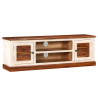 Szafka pod TV, lite drewno Sheesham i mango, 120x30x40 cm