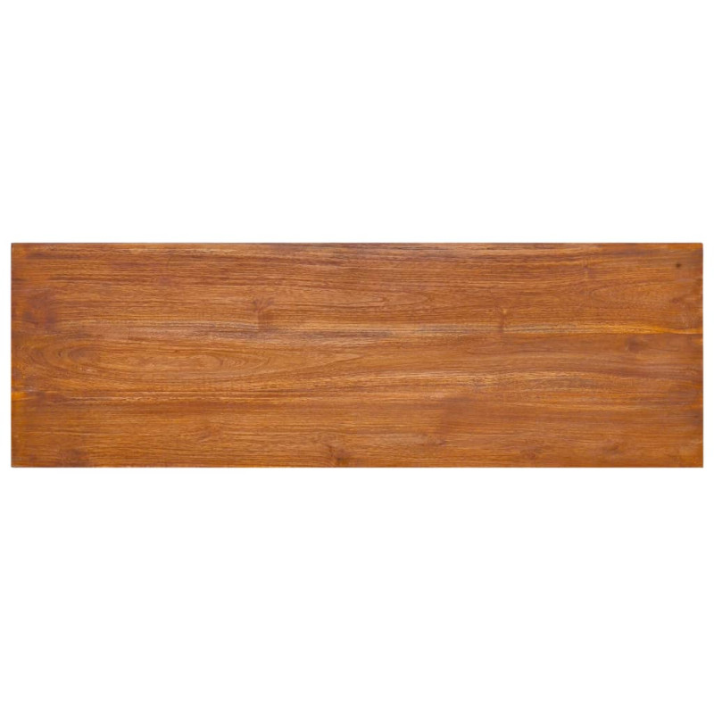 Ścienna szafka na TV, 90x30x30 cm, lite drewno tekowe