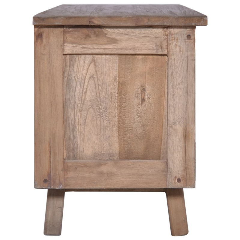 Szafka pod telewizor, 100x30x40 cm, lite drewno tekowe