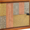 Szafka pod TV z drzwiczkami, 112x30x40 cm, lite drewno akacjowe