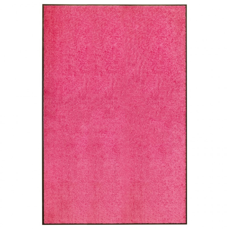 Wycieraczka z możliwością prania, różowa, 120 x 180 cm