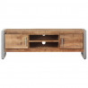 Szafka pod TV, 120x30x40 cm, surowe drewno mango
