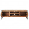 Szafka pod TV, 120x30x40 cm, surowe drewno mango