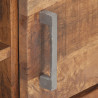 Szafka pod TV, 120x30x40 cm, surowe drewno mango