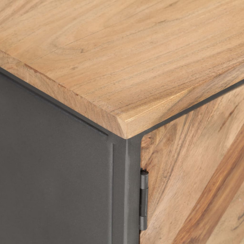 Szafka pod TV, 120x30x40 cm, lite drewno akacjowe