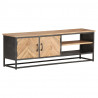 Szafka pod TV, 120x30x40 cm, lite drewno akacjowe