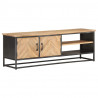 Szafka pod TV, 120x30x40 cm, lite drewno akacjowe