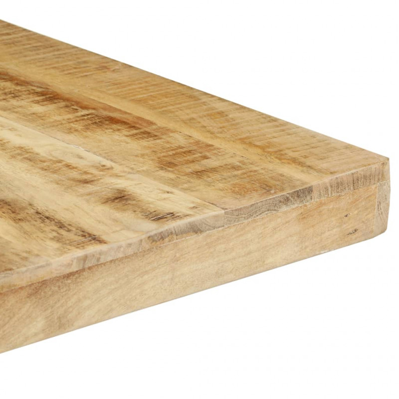 Stół jadalniany, 160 x 80 x 76 cm, surowe drewno mango