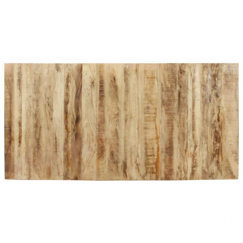 Stół jadalniany, 160 x 80 x 76 cm, surowe drewno mango