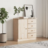 Szafka ALTA, 77x35x73 cm, lite drewno sosnowe