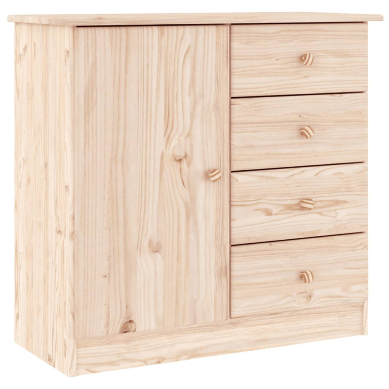 Szafka ALTA, 77x35x73 cm, lite drewno sosnowe