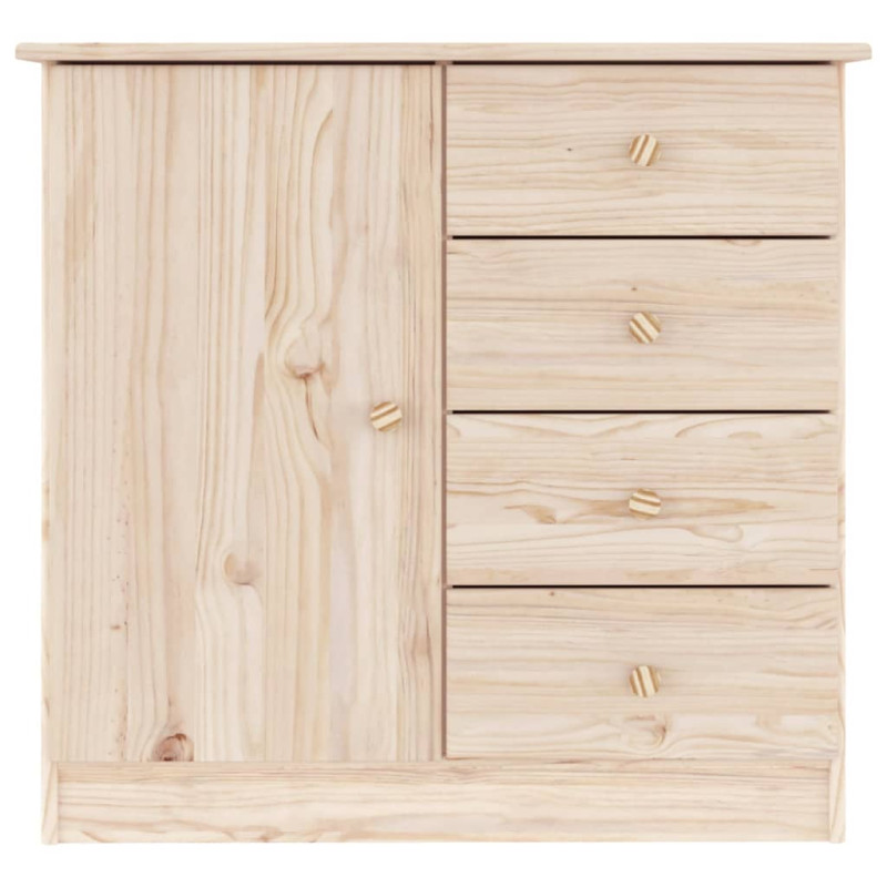 Szafka ALTA, 77x35x73 cm, lite drewno sosnowe