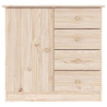 Szafka ALTA, 77x35x73 cm, lite drewno sosnowe