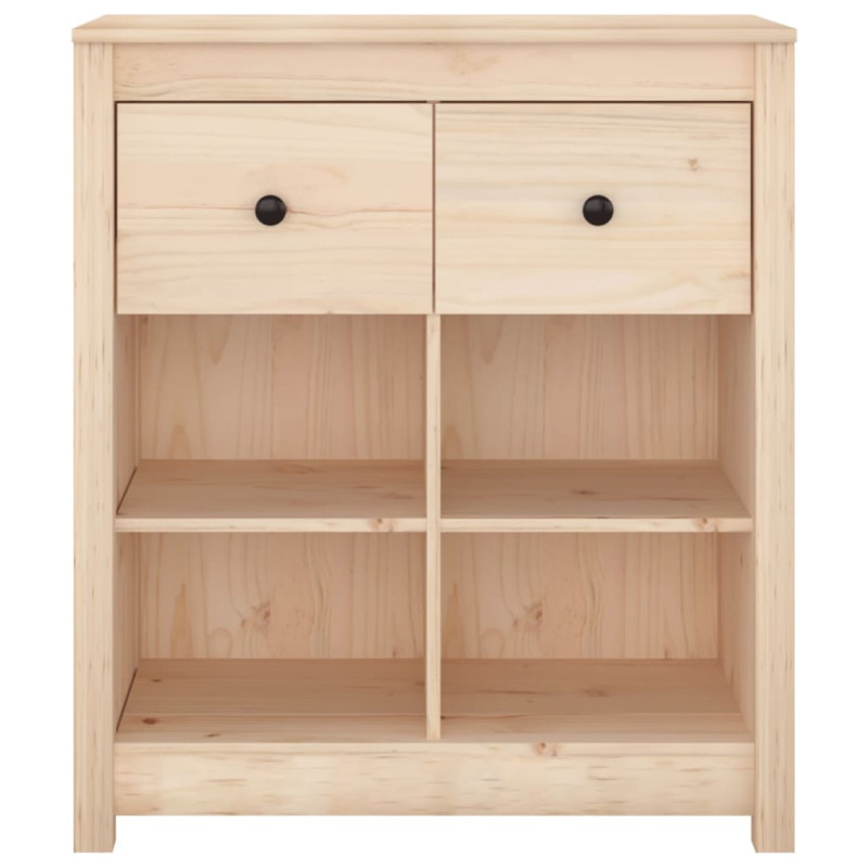 Szafka, 70x35x80 cm, lite drewno sosnowe