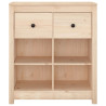 Szafka, 70x35x80 cm, lite drewno sosnowe