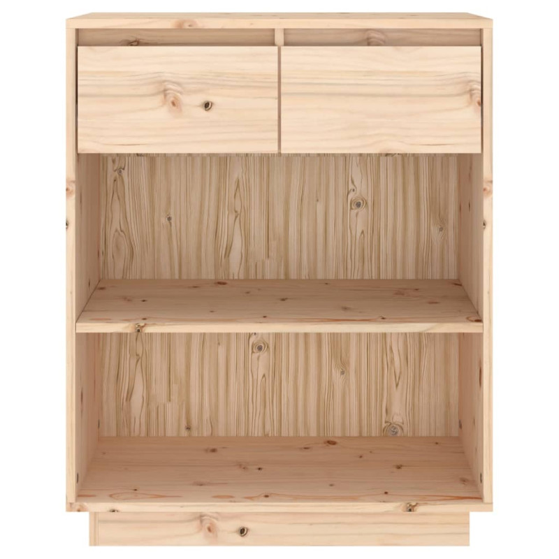 Szafka, 60x34x75 cm, lite drewno sosnowe