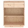 Szafka, 60x34x75 cm, lite drewno sosnowe