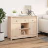 Szafka, 100x35x74,5 cm, lite drewno sosnowe