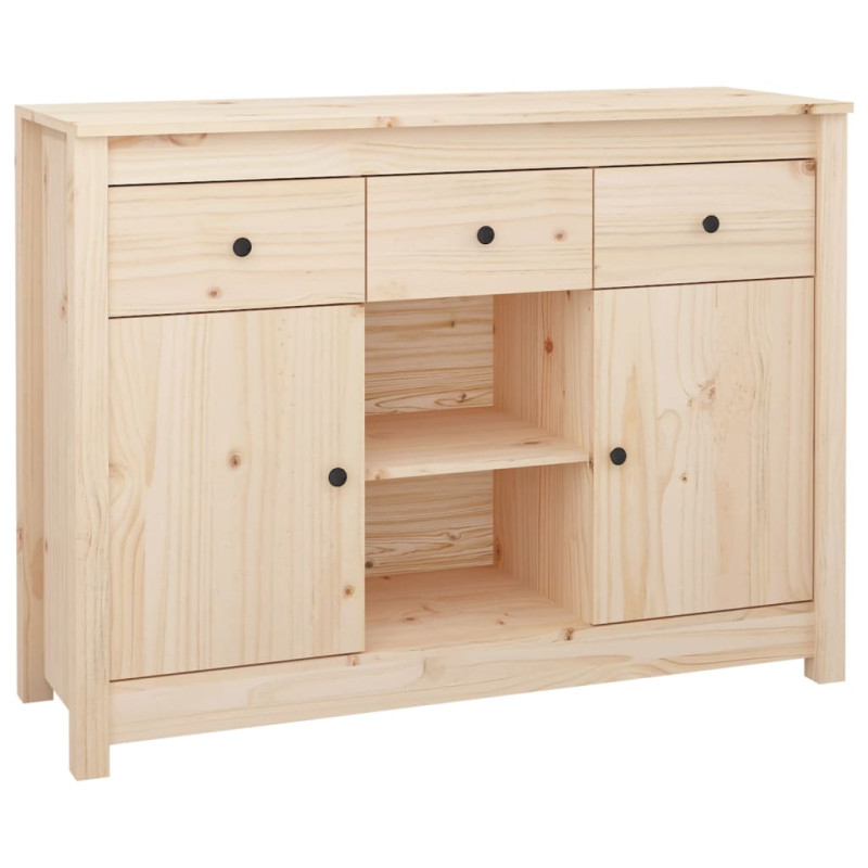 Szafka, 100x35x74,5 cm, lite drewno sosnowe