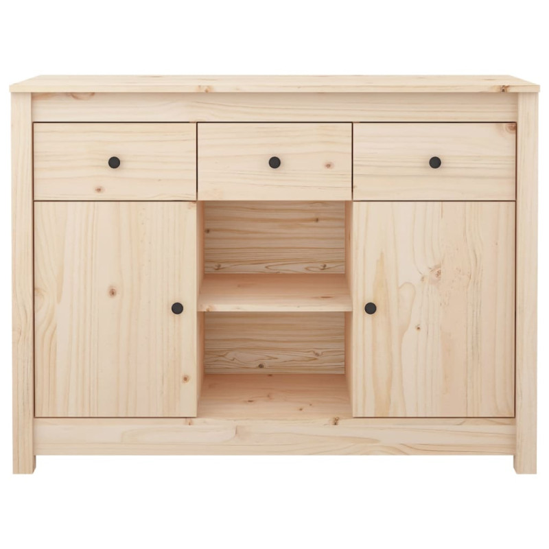 Szafka, 100x35x74,5 cm, lite drewno sosnowe