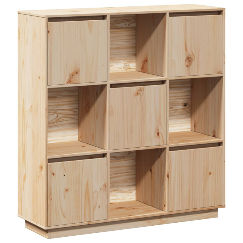 Szafka, 110,5x35x117 cm, lite drewno sosnowe